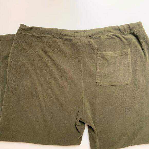 Old Navy Olive Green Fleece Drawstring Straight Leg Sweat Pants Men's XXL - Picture 7 of 8